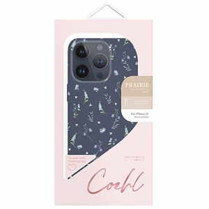 Uniq Coehl Prairie ümbris jaoks iPhone 15 Pro - tumesinine