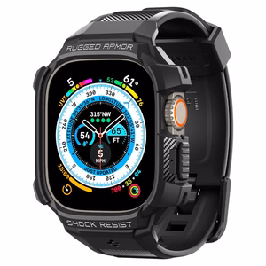 Spigen Rugged Armor Pro Apple Watch Ultra (49mm) Strap Ümbris - must
