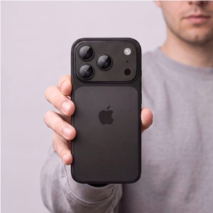 Must Tech-Protect CamFull Fit+ alumiiniumist ja karastatud klaasist kaameramooduli kaitse Apple iPhone 18 Pro telefonile