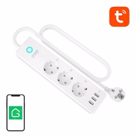 Gosund P1 PLUS nutikas WiFi power strip (3x AC schuko, 3x USB-A) Tuya
