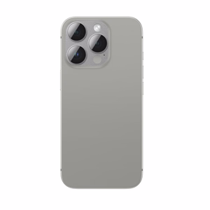 AmazingThing Aviation-Grade Alloy Tempered Glass Lens for iPhone 16 Pro / 16 Pro Max Camera Lens - Gray