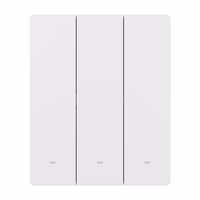 SONOFF M5-3C-80W WiFi Matter nutikas seina lüliti (3-channel, jaoks raam)