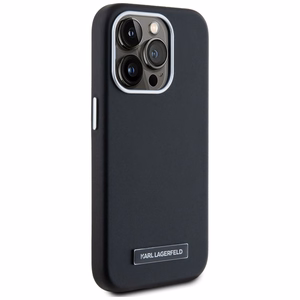 Karl Lagerfeld FW Metal Plate MagSafe iPhone 15 Pro Max Ümbris - Must