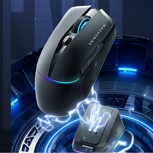 Machenike L8 Pro Juhtmevaba mänguhiir koos Laadimisalus - must