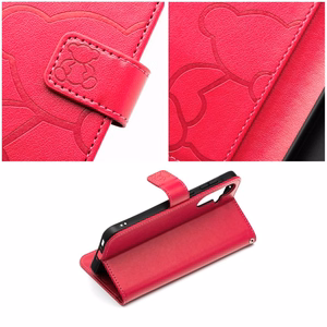 MEZZO Book ümbris jaoks SAMSUNG A36 5G teddy bear magenta