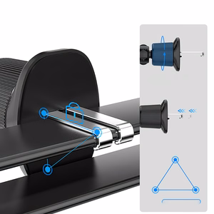 Wozinsky WCT5-Q6S2Y Car Holder with Qi/MagSafe 15W Inductive Charger for Ventilation Grill with Fan - Black