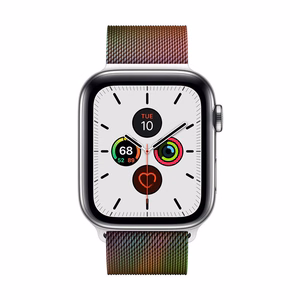 Crong Milano Steel roostevabast terasest rihm Apple Watch 38 / 40 / 41 / 42 mm kellale, sillerdav