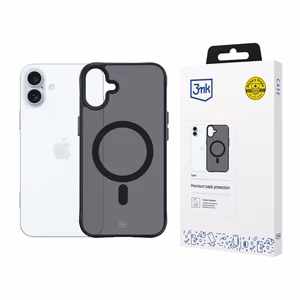 3mk Smoke MagCase with MagSafe jaoks iPhone 16 Plus - semi-läbipaistev