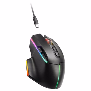 Mars Gaming MMWVECTOR optiline paremakäeline hiir, RF-juhtmevaba ühendus, Bluetooth ja USB Type-A, 12000 DPI