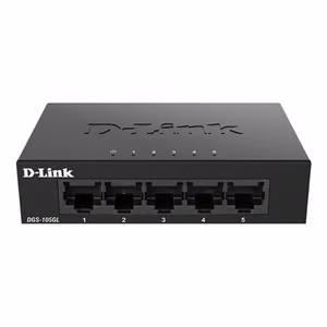D-Link DGS-105GL/E haldamata lauapealne gigabitine võrgulüliti, 5 vaskporti, 60-kuuline garantii