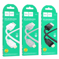 Kaabel USB A to Lightning Hoco 2,4A 1 m X113 hall