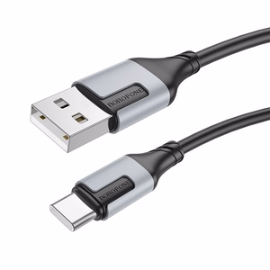 USB cable Borofone BX101 USB-A to USB-C 1.0m black