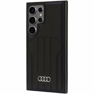 Audi Synthetic Leather MagSafe S24 Ultra S928 чёрный/чёрный жёсткий чехол AU-TPUPCMS24U-Q5/D1-BK