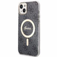 Set Guess GUBPP14SH4EACSK Ümbris+ Charger iPhone 14 6.1" must/must hard ümbris 4G Print MagSafe