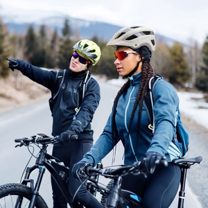 Wozinsky MTB jalgrattakiiver eemaldatava visiiriga, kerge, L - pastelroheline