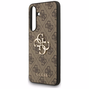 Guess Big 4G Classic Logo Ümbris jaoks Samsung Galaxy S25 FE - Brown