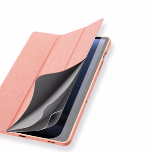 Dux Ducis Domo eco-leather ümbris with stand jaoks Samsung Tab S9 FE+ - roosa