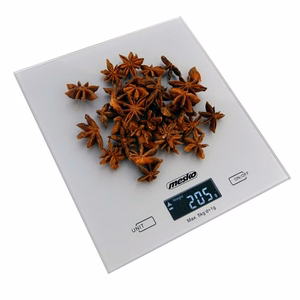 Mesko MS 3145 – elektrooniline köögikaal, kuni 5 kg, 1 g jaotus, LCD, hõbedane