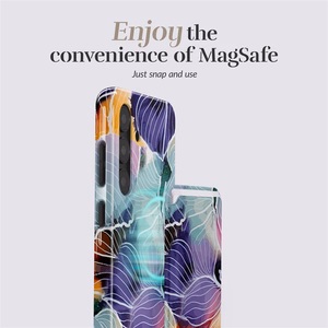 MIO Flowers Magsafe ümbris kaardihoidjaga