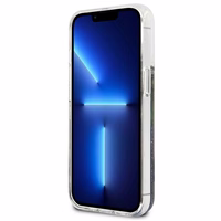 Guess GUHCP13LLFLSB iPhone 13 Pro / 13 6.1" sinine/sinine kõvakaane Lille vedel Glitter