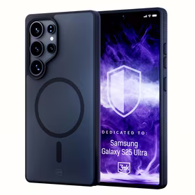 3mk Smoke MagCase jaoks Samsung Galaxy S25 Ultra - must