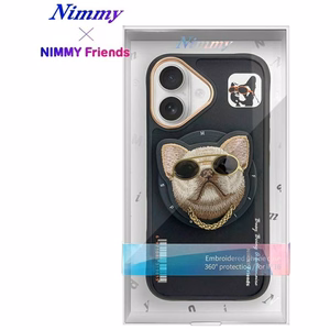 Nimmy Glasses Cool nag MagSafe ümbris jaoks iPhone 16 - must