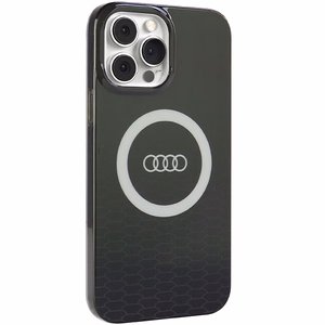 Audi IML Big Logo MagSafe ümbris jaoks iPhone 13 Pro Max - must