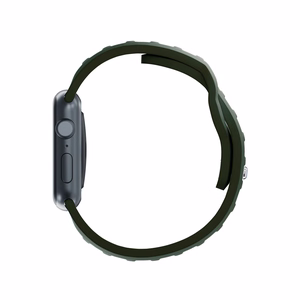 3mk silikoonrihm Apple Watchile, 38/40/41/42 mm, tumeroheline, väike suurus