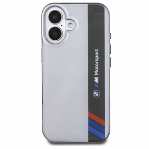 BMW Motosport IML Vertical Stripe iPhone 16 Ümbris - hall