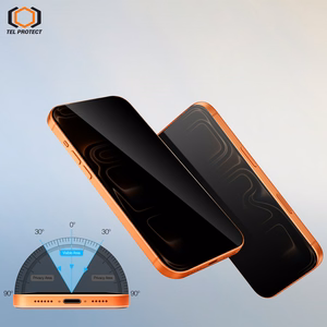 Tel Protect Dust-Free Easy Fit Privacy Full Glue 6D закаленное стекло для Iphone 15 Pro черное