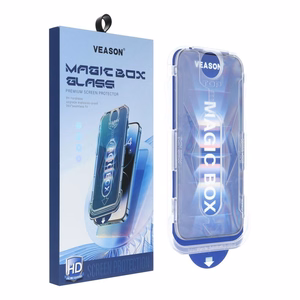 6D Pro Veason Easy-Install Glass + Applicator - jaoks Iphone 17 Pro must