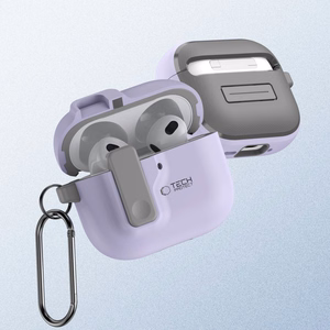 Tech-Protect Slim Hook Ümbris jaoks AirPods 4 - lilla