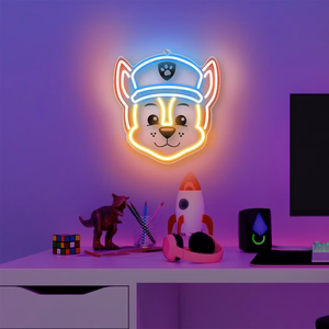 Riputatav neoon-LED-dekoratsioon pleksiklaasil Paw Patrol – Chase OW-130346