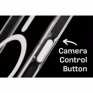 Clear Mag Cover Elite STR ümbris mudelile iPhone 17 Pro Max / 18 Pro Max, MagSafe'iga ühilduv, kolletumisvastasest materjalist ja Camera Controli nupuga – läbipaistev