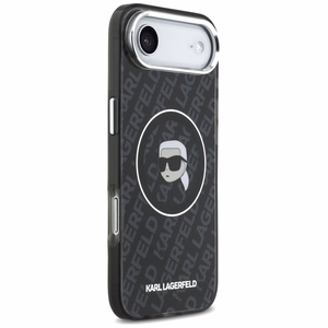 Karl Lagerfeld IML Karl Head Logo MagSafe ümbris mudelile iPhone 17 Air, must