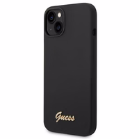 Guess GUHCP14MSLSMK iPhone 14 Plus 6.7 "must / must hard ümbris Silicone Vintage kuldne Logo