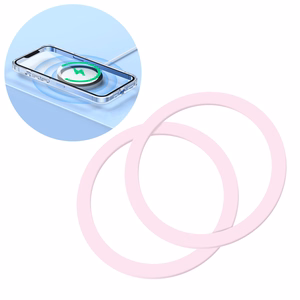 Joyroom komplekt metal magnetic rings smartphone 2 tk. roosa (JR-Mag-M3)