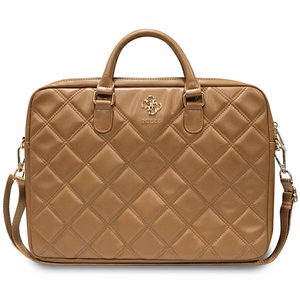Guess Quilted 4G kott jaoks a 16" laptop - brown