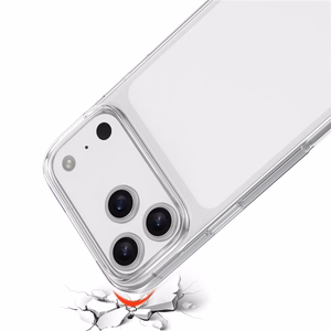 Läbipaistev sõrmejäljevastane TPU-ümbris iPhone 18 Pro / 17 Pro jaoks