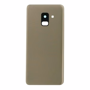 Tagakaas Samsung A530 A8 2018 auksinis (su kameros stikliuku) OEM