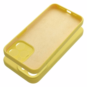 Ümbris Silikoon 2mm jaoks IPHONE 15 Pro Max lemon