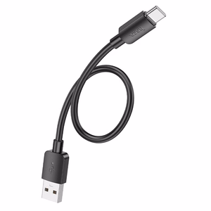 Кабель USB A - USB C Hoco PD 2,4A 27W 0,25 m X96 чёрный