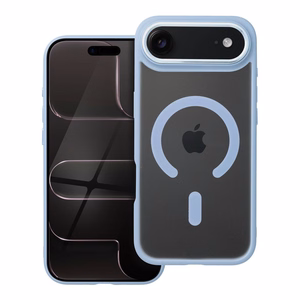 MATTE MAG COVER Ümbris compatible with MagSafe jaoks IPHONE 17 Air sinine