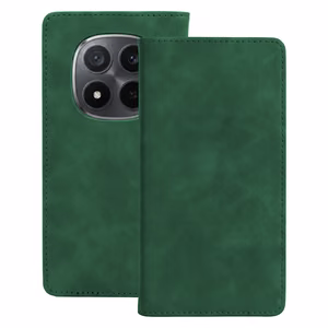 Smart Suede ümbris mudelile Xiaomi Redmi Note 15 Pro Plus 5G, roheline