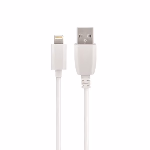 Setty USB kaabel 1m 2,4A MFI Lightning valge R