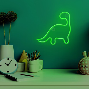 Neon LED Light DINOSAUR roheline NNE01 Neolia