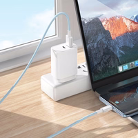 USB kaabel Borofone BX117 USB-A to USB-C 1.0m valge