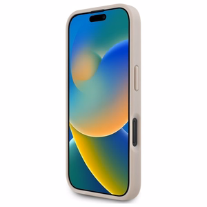 Karl Lagerfeld Hot Stamp Magsafe iPhone 16 Ümbris - roosa