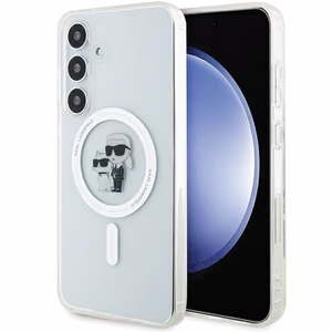 KARL LAGERFELD ümbris jaoks SAMSUNG S24 KLHMS24SHGKCNOT (MAGSAFE IML KC) läbipaistev