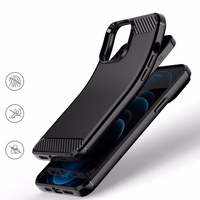 Carbon Case Paindlik kate TPU ümbris iPhone 13 Pro Max jaoks must
